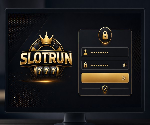 Slotrun giriş adımlarını gösteren ekran görüntüsü