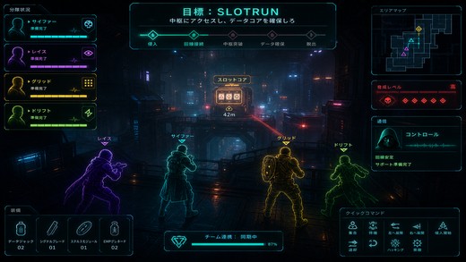 Slotrun takım iş birliği oyunu görüntüsü